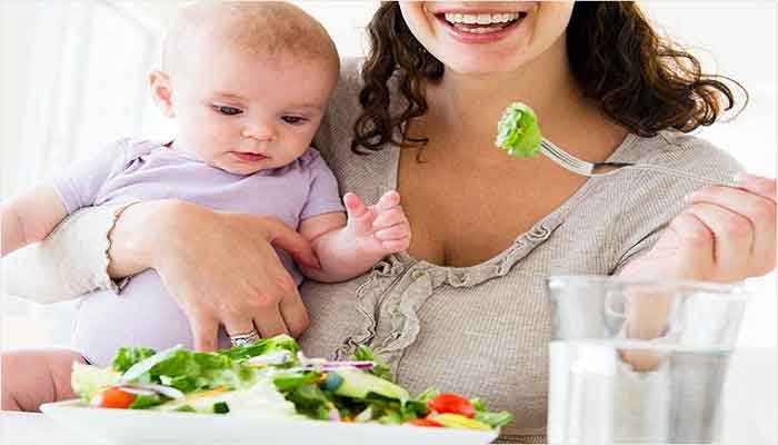 Diet for nursing mothers